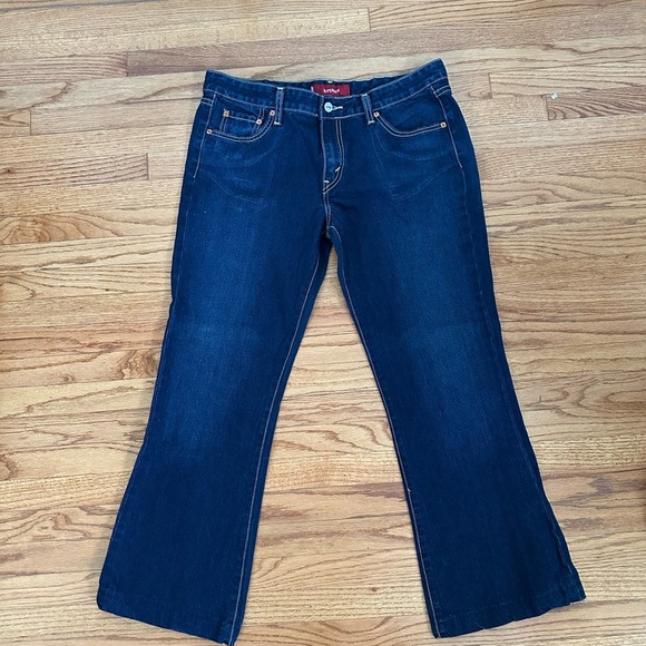 Levi's 518 Women's Straight Leg Jeans in Deep Blue - Picture 2 of 7